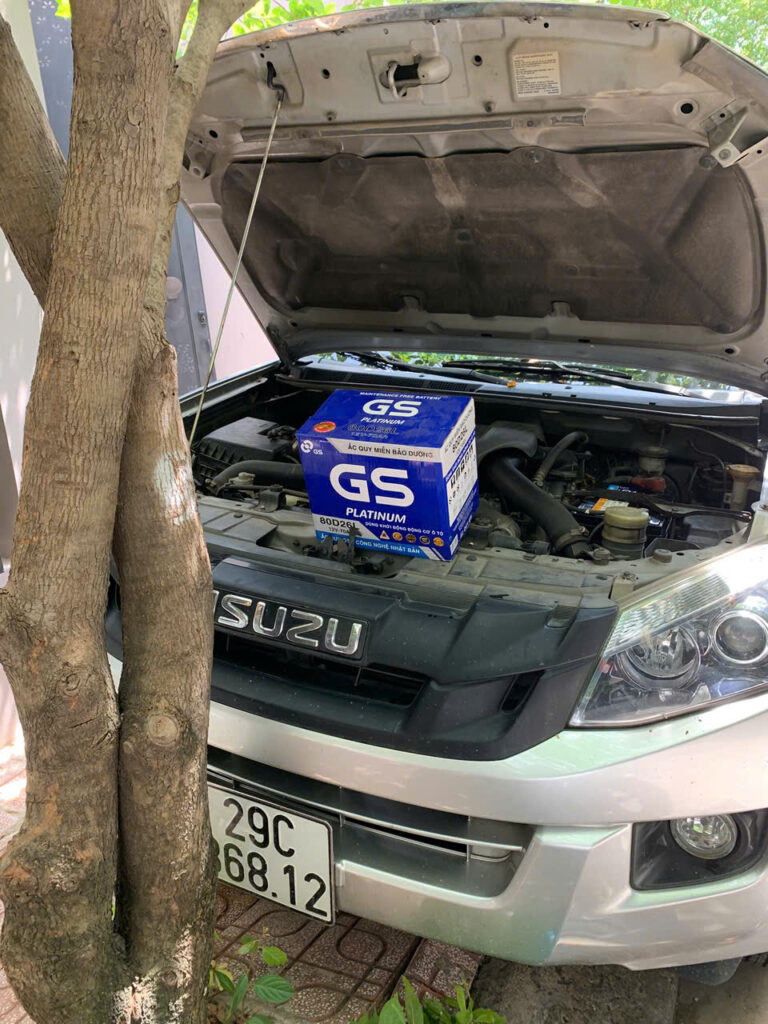 ẮC QUY GS 80D26L CHO ISUZU D-MAX