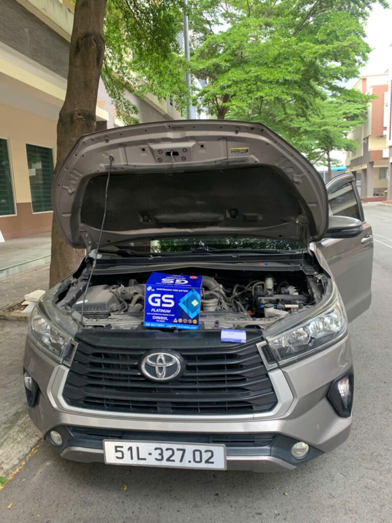 ẮC QUY GS DIN60L CHO TOYOTA INOVA