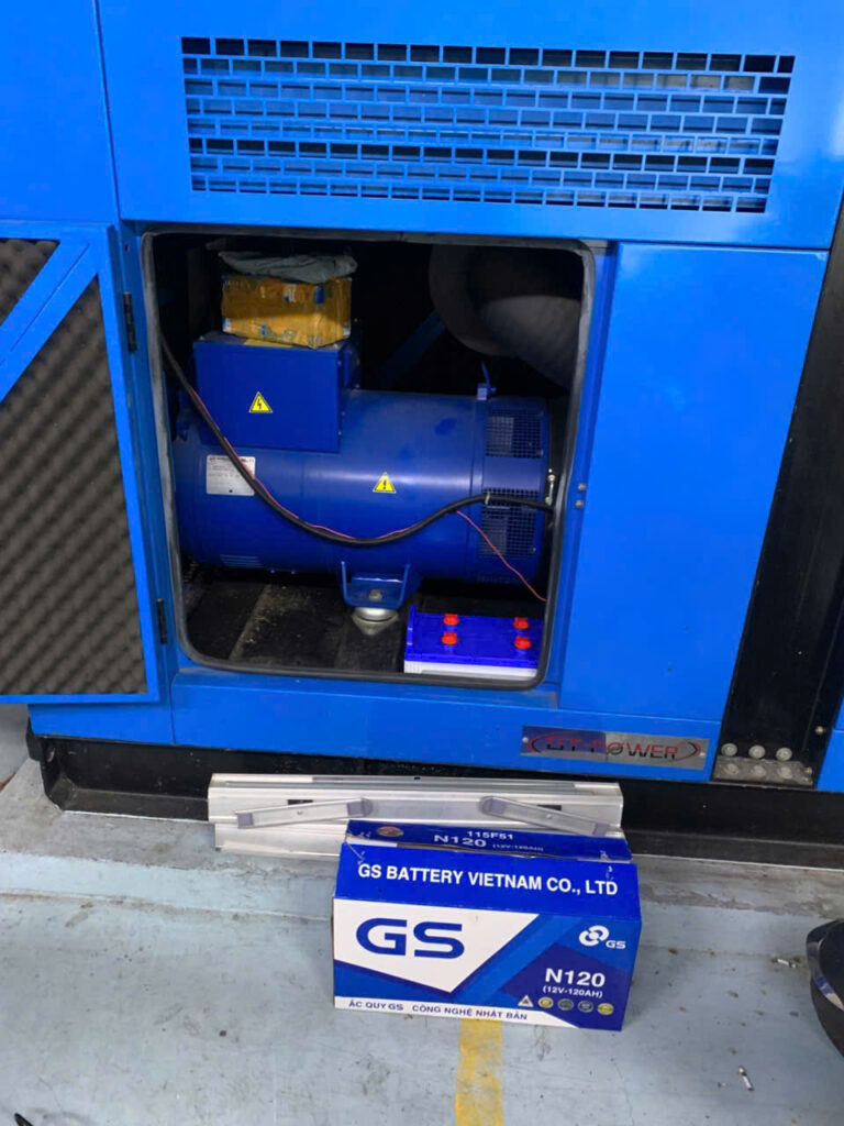 ẮC QUY GS N120 CHO MÁY PHÁT ĐIỆN