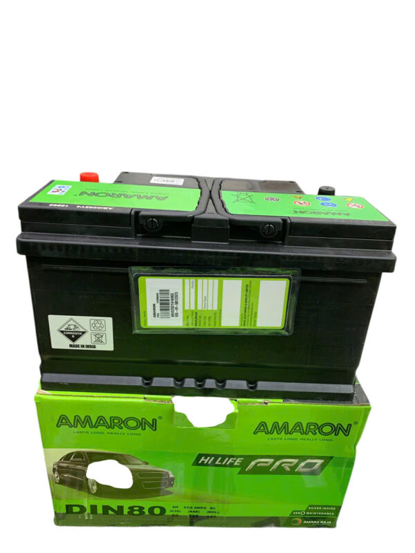 ẮC QUY AMARON DIN80 (12V80AH) - Ảnh 4