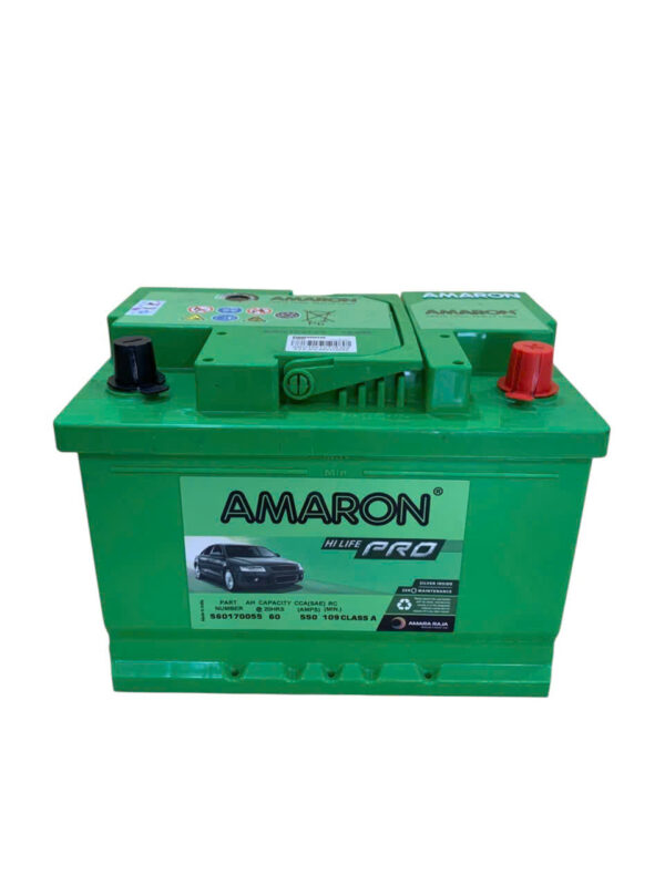 ẮC QUY AMARON DIN60 (12V60AH) - Ảnh 2