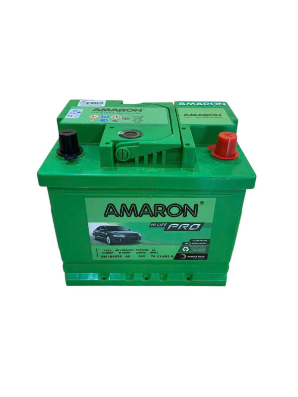 ẮC QUY AMARON DIN45 (12V45AH) - Ảnh 2