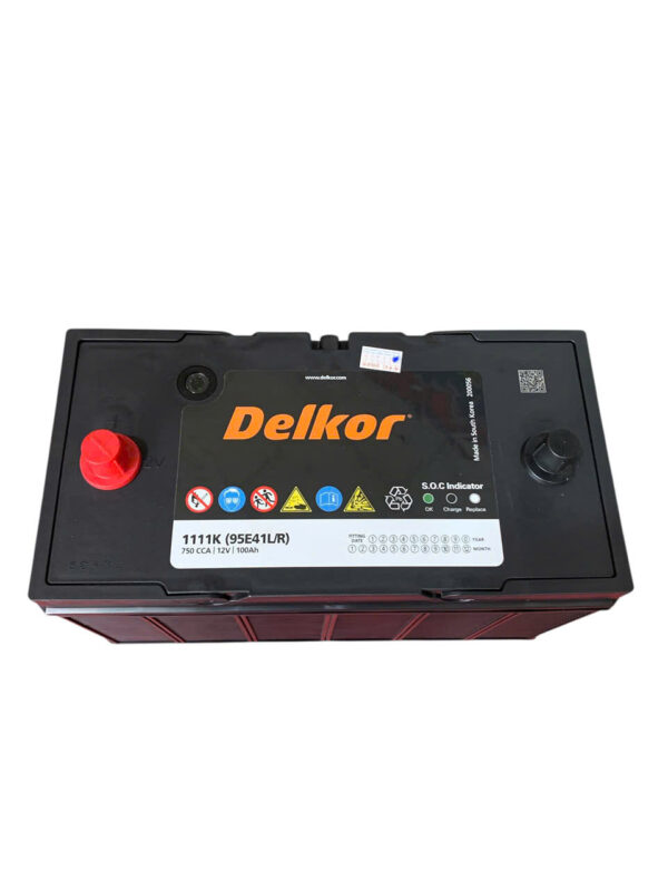 ẮC QUY DELKOR 1111K (95E41L/R) (12V100AH) - Ảnh 3