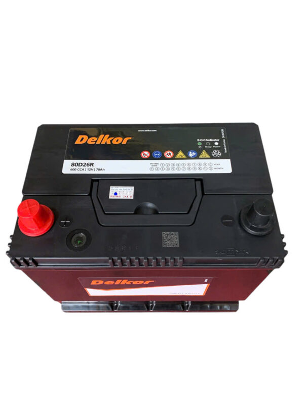 ẮC QUY DELKOR 80D26R (12V70AH) - Ảnh 3