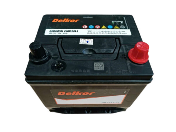 ẮC QUY DELKOR 26R60SK (50D20L) (12V50AH) - Ảnh 2