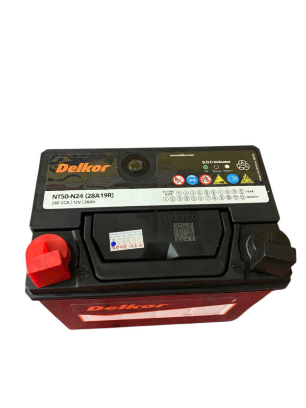 ẮC QUY DELKOR NT50-N24 (28A19R) (12V26AH) - Ảnh 3