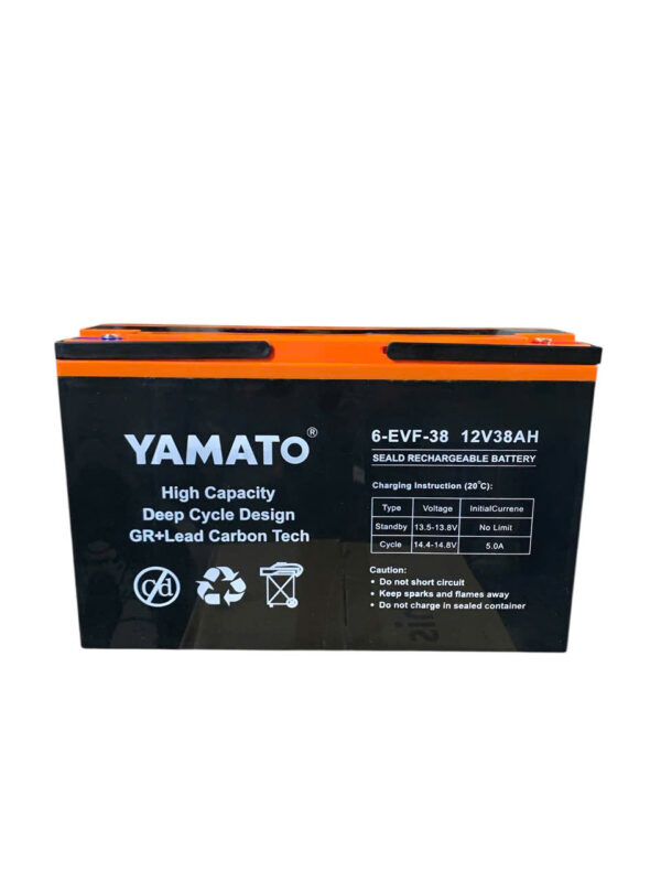 ẮC QUY XE ĐIỆN YAMATO 6-EVF-38 (12V38AH) - Ảnh 2