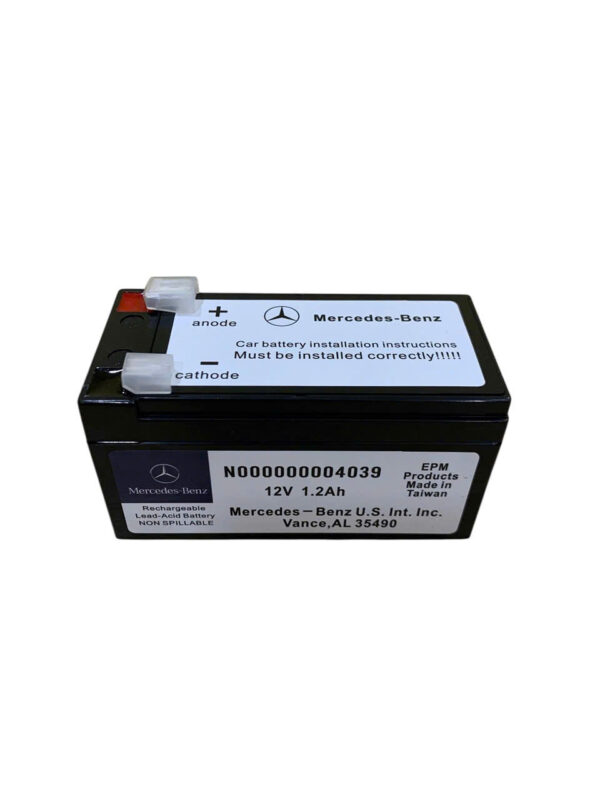 ẮC QUY PHỤ XE MERCEDES-BENZ (12V1.2AH) - Ảnh 2