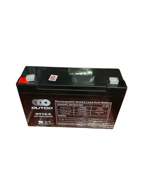 ẮC QUY OUTDO OT6-10 (6V10AH) - Ảnh 2