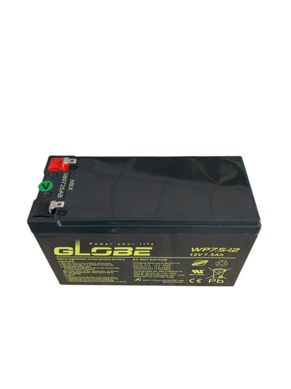 ẮC QUY GLOBE WP7.5-12 (12V7.5AH) - Ảnh 2