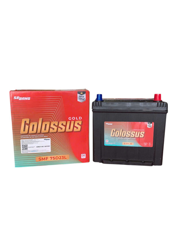 ẮC QUY COLOSSUS SMF 75D23L (12V65AH)